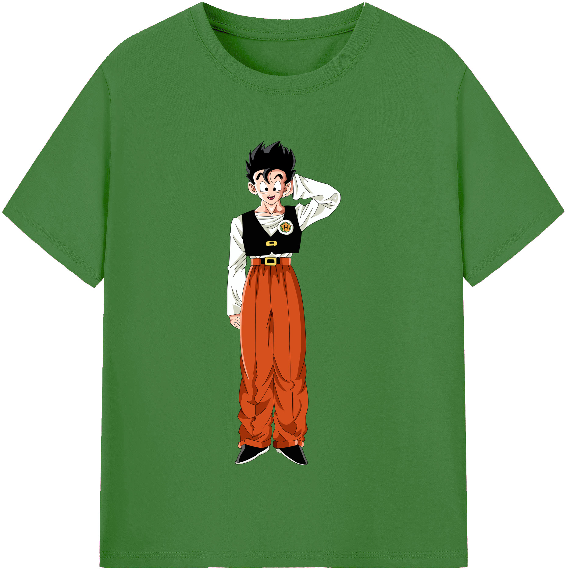 （画像用） ドラゴンボール 孫 悟飯（そんごはん）DRAGON BALL Son Gohan レディースカジュアルプリントTシャツ（綿100％）